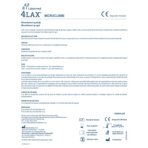 4Lax Microclisme adulti, 6 unidoze x 9g, Labormed - Img 4