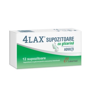 4LAX Supozitoare cu glicerina pentru adulti, Labormed - Img 2