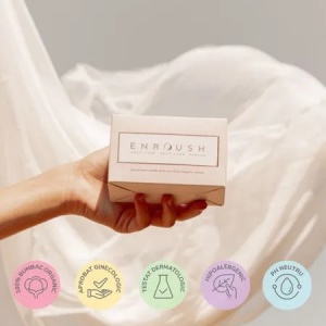 Absorbante zilnice din bumbac organic, 24 bucati, Enroush - Img 3