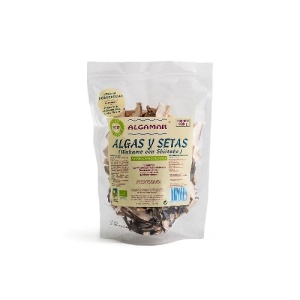 Alge marine cu ciuperci shiitake raw, 100g, Algamar