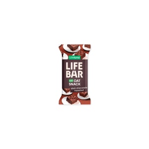 Baton de ovaz brownie fara gluten Bio, 40g, Lifebar