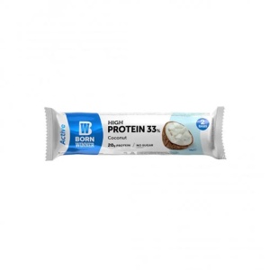 Baton proteic 33% cu nuca de cocos, Active, 60g, Born Winner
