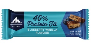 Baton Protein Fit cu aroma afine si vanilie, 35g, Multipower