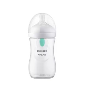 Biberon Natural Response cu dispozitiv anticolici AirFree+, 1 luna+, 260ml, SCY673/01, Avent