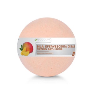 Bila efervescenta de baie cu mango, 160g, Flopharm