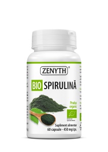 Bio Spirulina 450mg 60 capsule, Zenyth