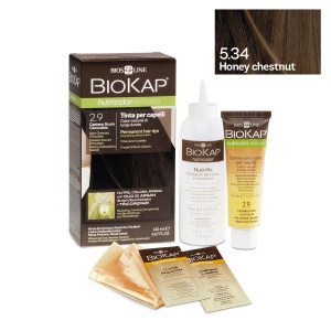 Biokap Nutricolor Vopsea permanenta par Honey Light Brown 5.34 x 140ml