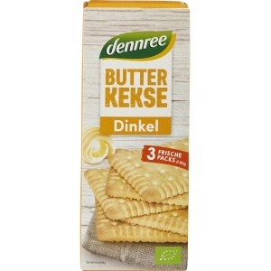 Biscuiti din spelta cu unt, 150g, Dennree