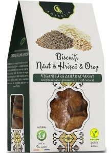 Biscuiți Vegani, 130g, Ambrozia
