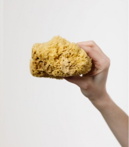 Burete natural pentru baie Honeycomb, Naturotto - Img 2