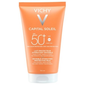 Capital Soleil Lapte hidratant fata si corp SPF50+, 150ml,Vichy