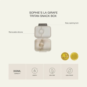 Caserola pentru gustari din tritan - Sophie La Girafe, Citron - Img 4