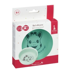 Castron din silicon Girafa Sophie, Bleu, 480004, Vulli