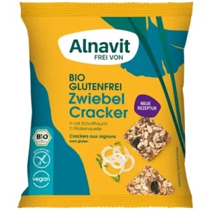Crackers bio cu ceapa, 75g, Alnavit