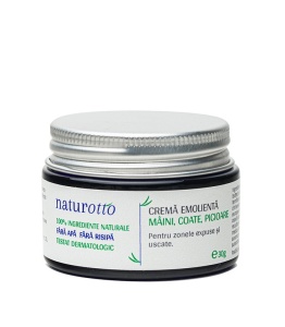 Crema emolienta pentru maini, coate si picioare, 30g, Naturotto - Img 3