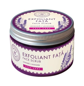 Exfoliant pentru fata cu lavanda, 140g, Natura Carpatica