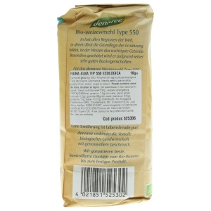 Faina alba tip 550 ECO , 1kg, Dennree - Img 2