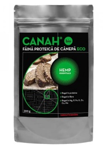 Faina de canepa bio, 300g, Canah