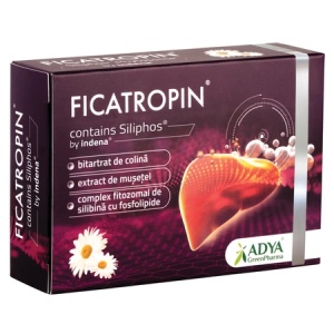 Ficatropin, pentru sustinerea functiilor hepatice, 30 capsule, Adya Green Pharma