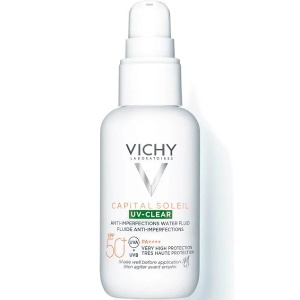 Fluid cu protectie solara pentru fata UV Clear Capital Soleil SPF50+, 40ml, Vichy