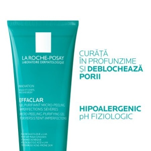 Gel purifiant micro-exfoliant Effaclar, 200ml, La Roche-Posay - Img 2