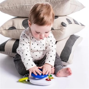 Jucarie muzicala Volanul Driving Tunes 3L+, 10047, Baby Einstein - Img 3