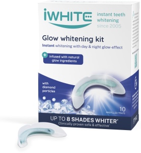 Kit pentru albirea dintilor Glow, 10 bucati, IWhite