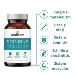 Magnesium, 120 capsule, Neutrient - Img 3