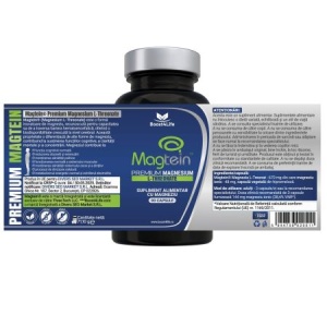 Magtein Magneziu L-Treonat Premium, 670 mg, 90cps. veg., Boost4Life - Img 2