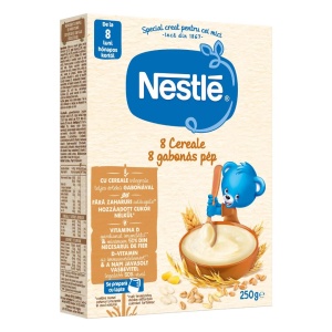 Mix 8 cereale Infant Cereals, +8 luni, 250g, Nestle