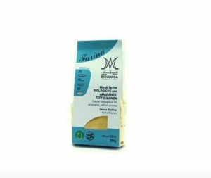 Mix faina eco cu amarant, teff si quinoa fara gluten, 250g, Marchesato