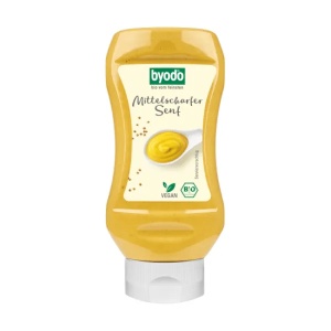 Mustar usor picant eco, fara gluten, 300ml, Byodo