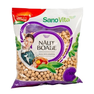 Naut boabe, 500g, Sanovita