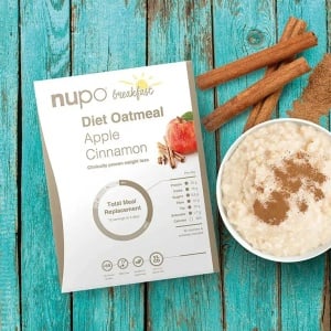 Oatmeal dieta fulgi ovaz mere si scortisoara, 12 plicuri, Nupo - Img 2