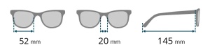 Ochelari de soare RES170-2, Negru-verde, Brilo - Img 3