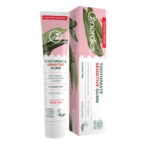 Pasta de dinti bio sensitive cu urzica si salvie, 75ml, Nordics