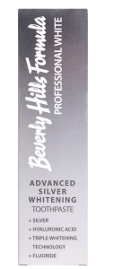 Pasta de dinti White Advance Silver, 100ml, Beverly Hills