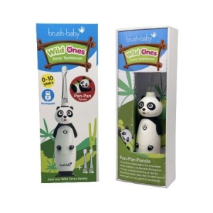Periuta de dinti electrica reincarcabila Urs Panda, Wild Ones, Brush Baby