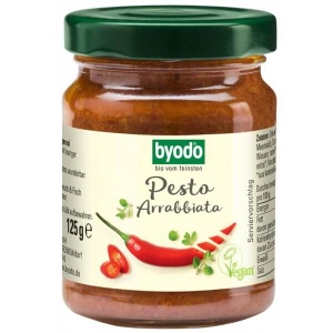 Pesto Arrabiata Eco fara gluten, 125g, Byodo
