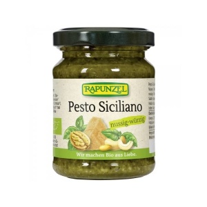 Pesto Siciliano, pastă, 120g, Rapunzel - Img 2