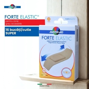 Plasturi Forte Elastic super, 86 x 39mm, 16 bucati, Master-Aid - Img 2