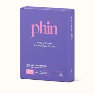 Plasturi termici crampe menstruale, 3buc, Phin