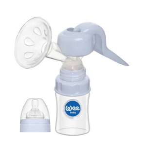 Pompa de san manuala + biberon cu gat larg, 752, Wee Baby - Img 2