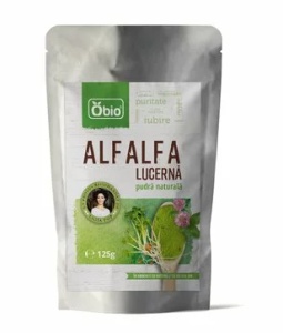 Pulbere eco Alfalfa, 125g, OBio