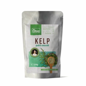 Pulbere raw Kelp, 250g, OBio