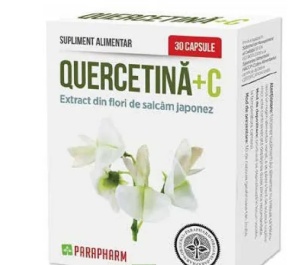 Quercetina + C, 30 capsule, Parapharm - Img 2