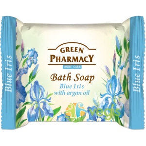 Sapun solid cu iris si ulei de in, 100g, Green Pharmacy