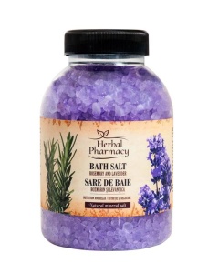 Sare de baie cu rozmarin si levantica, 1200g, Green Pharmacy