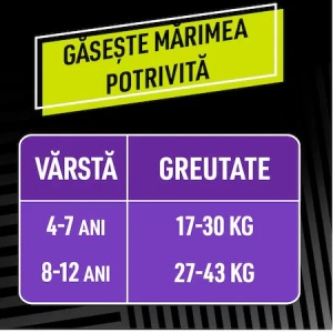 Scutece-chilotel pentru noapte Pampers Ninjamas 7 pentru fetite, 4-7 ani, 17-30kg, 10 bucati, P&G - Img 3