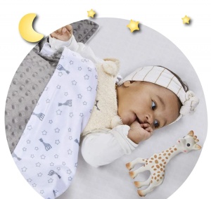 Set cadou girafa Sophie cu paturica Sophie doux, 0L+, 850740, Vulli - Img 4